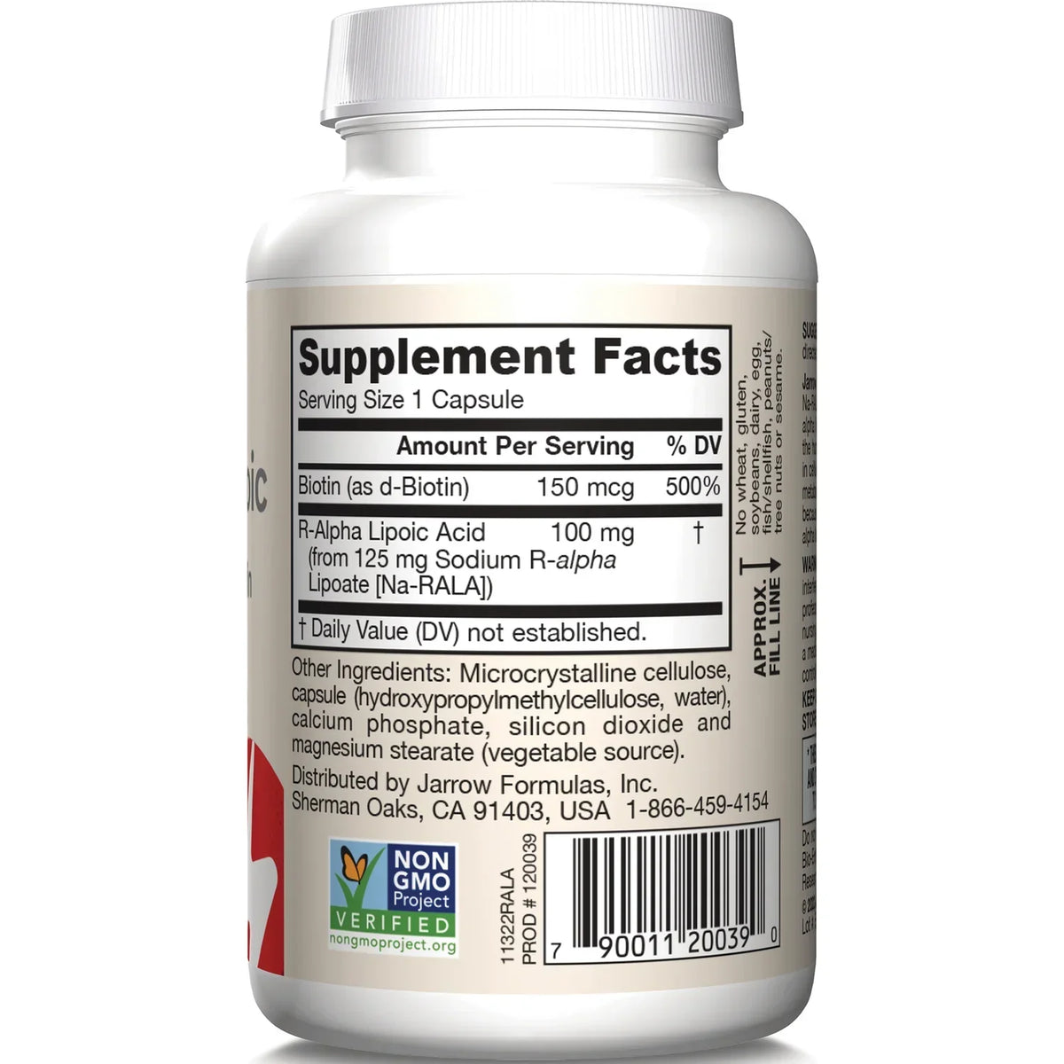 Vegan R-Alpha Lipoic Acid with Biotin