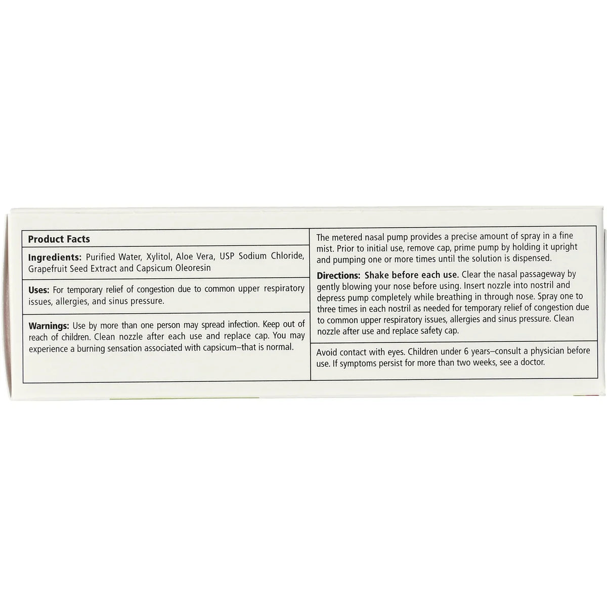 Max Natural Saline Nasal Spray with Xylitol