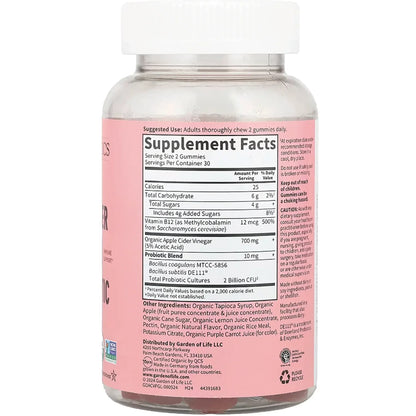 Organic Apple Cider Vinegar Probiotic