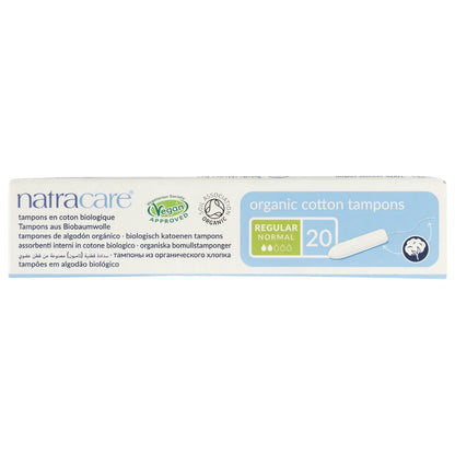 Organic Cotton Tampons - Regular