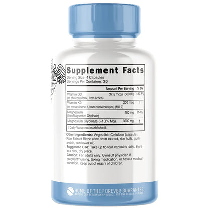Nutri D3 & K2 Magnesium Glycinate