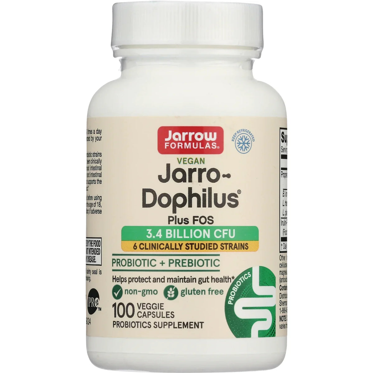 Vegan Jarro-Dophilus Plus FOS