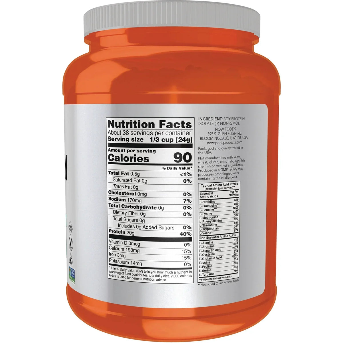 Soy Protein Isolate - Pure Unflavored