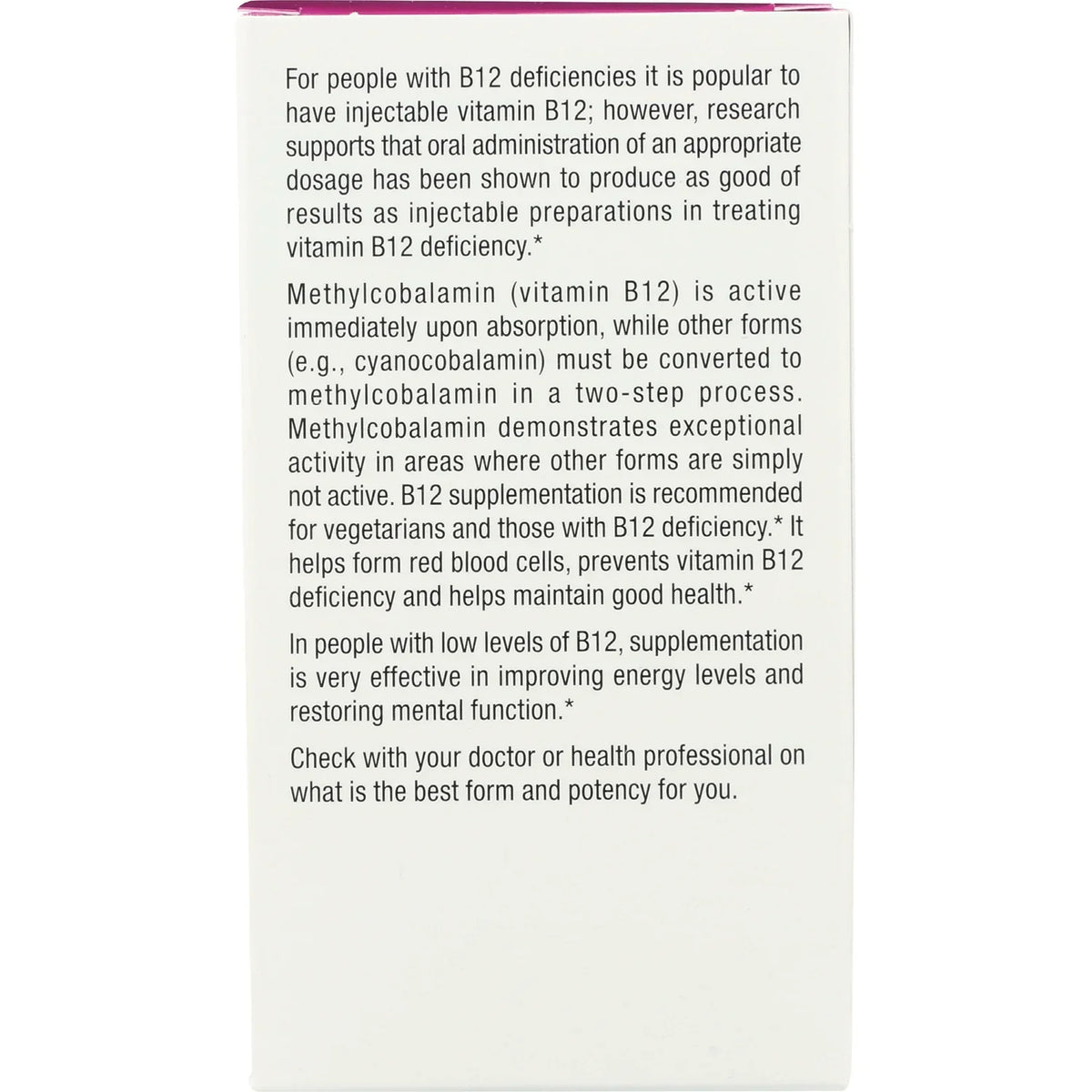 B12 Methylcobalamin
