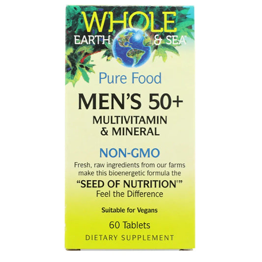 Whole Earth & Sea Men's 50+ Multivitamin & Mineral