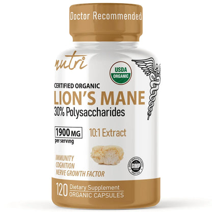 Nutri Certified Organic Lion's Mane