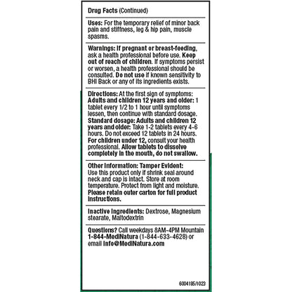 BHI Back Pain Relief Tablets
