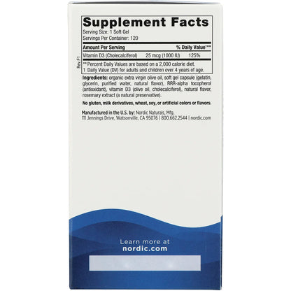 Vitamin D3 1000 - Orange