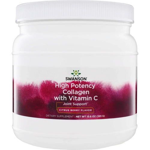 High Potency Collagen with Vitamin C - Citrus Berry Flavor