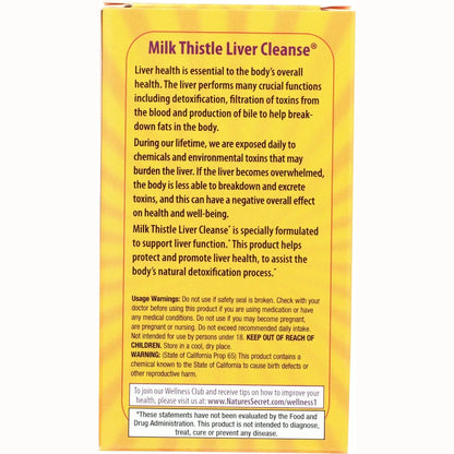 Milk Thistle Liver Cleanse
