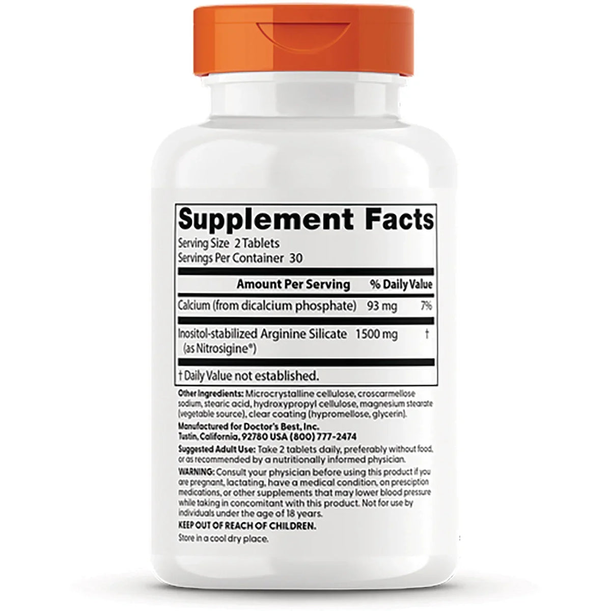 Fast Acting Arginine Complex with Nitrosigine