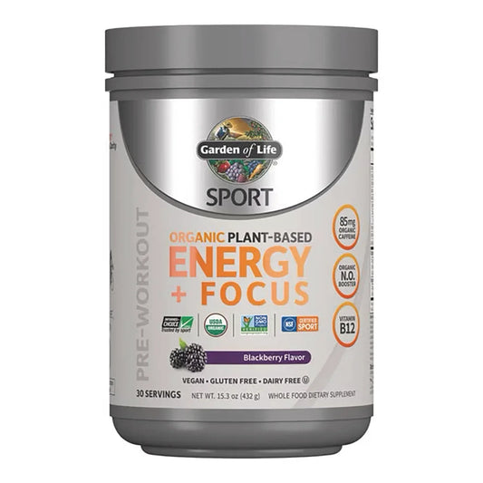Organic Plant-Based Energy + Focus - Blackberry