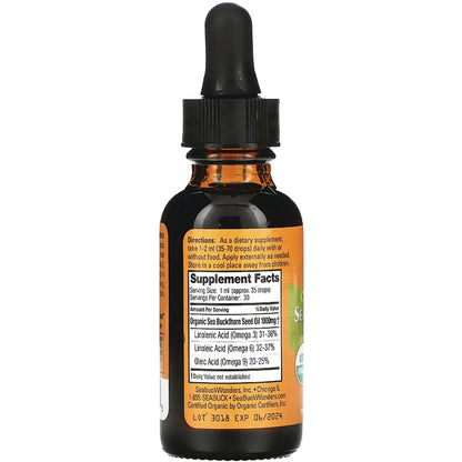Organic Himalayan Sea Buckthorn Seed Oil