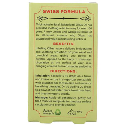 Olbas Oil - Aromatherapy & Massage
