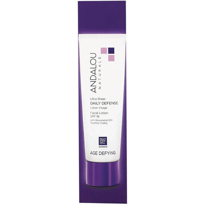 Age Defying Ultra Sheer Daily Defense Facial Lotion - SPF 18