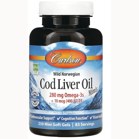 Wild Norwegian Cod Liver Oil Minis