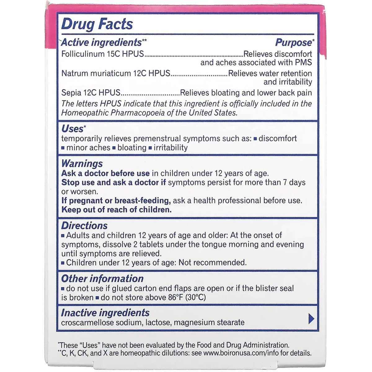 Cyclease PMS Relief Meltaway Tablets - Unflavored
