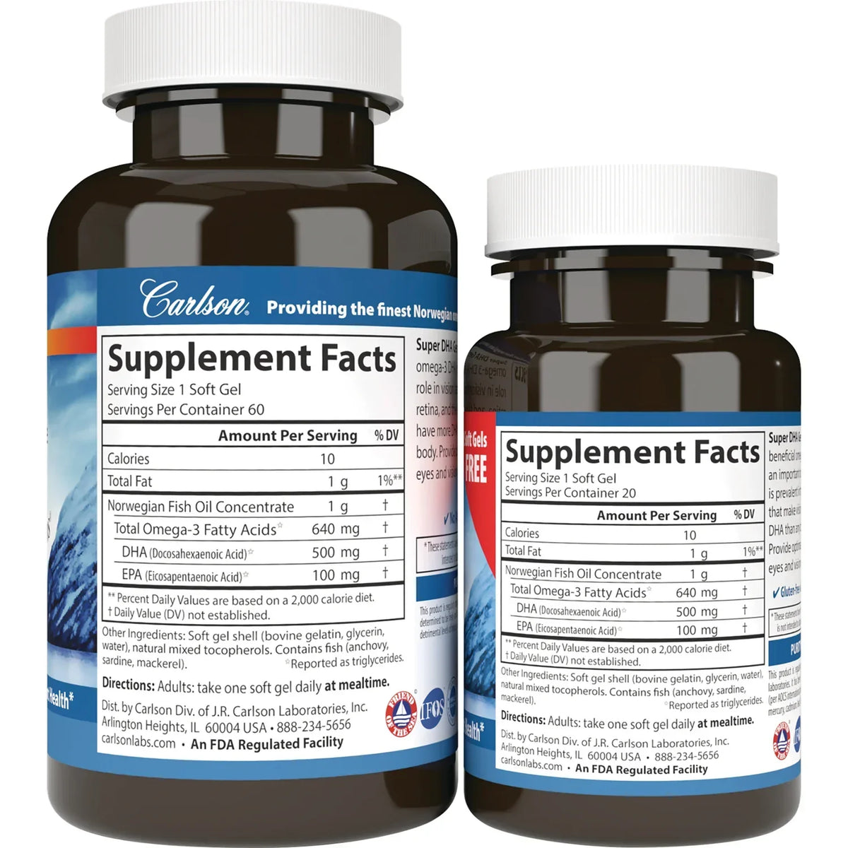 Norwegian Fish Oil Concentrate Super DHA Gems