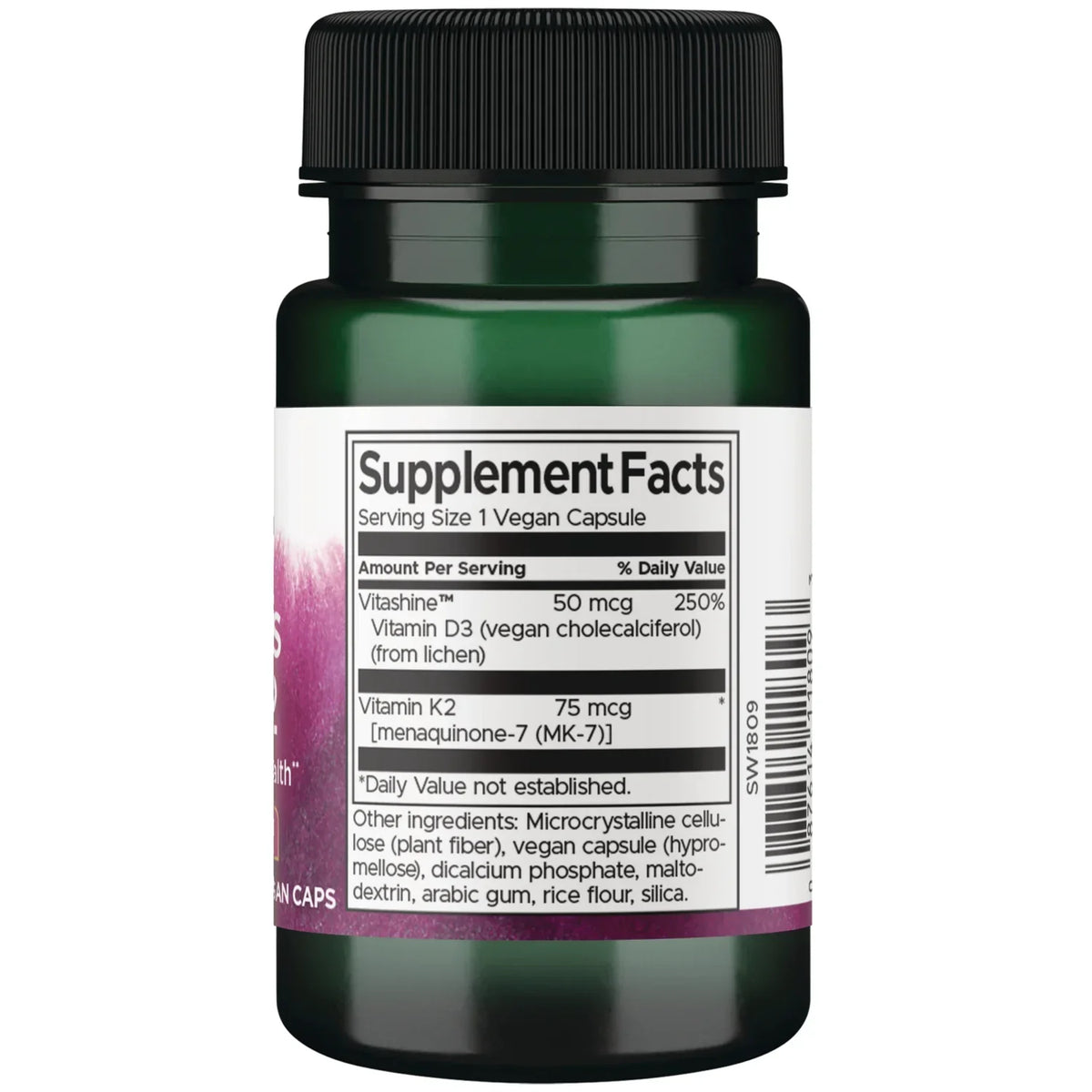 Vitamins D3 & K2 - 2,000 IU & 75 mcg