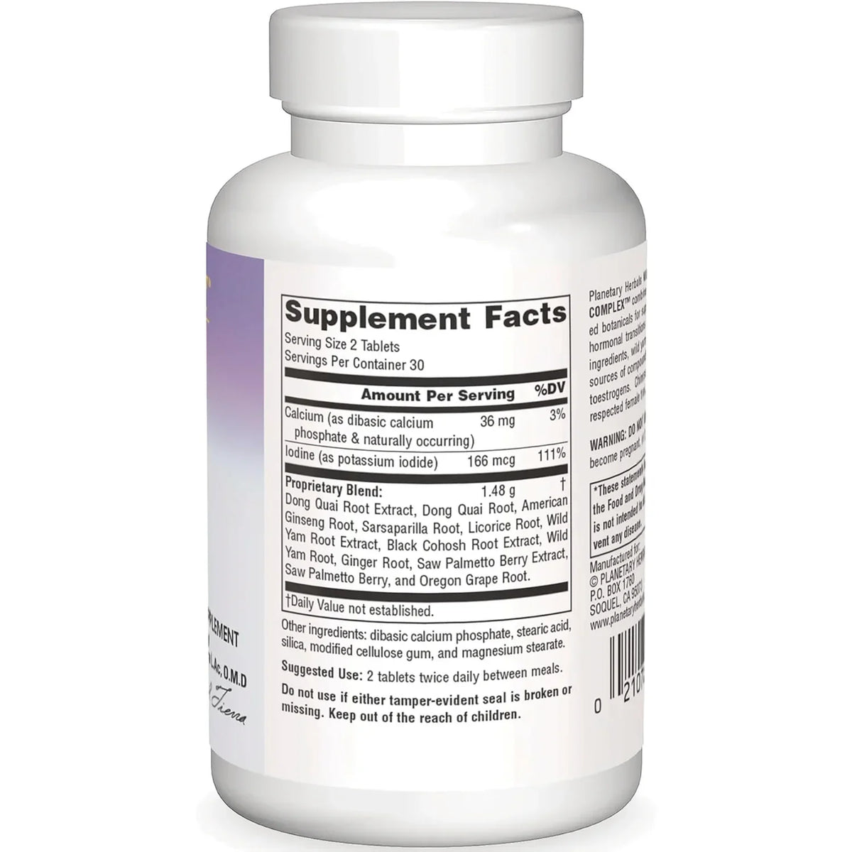 Wild Yam-Black Cohosh Complex